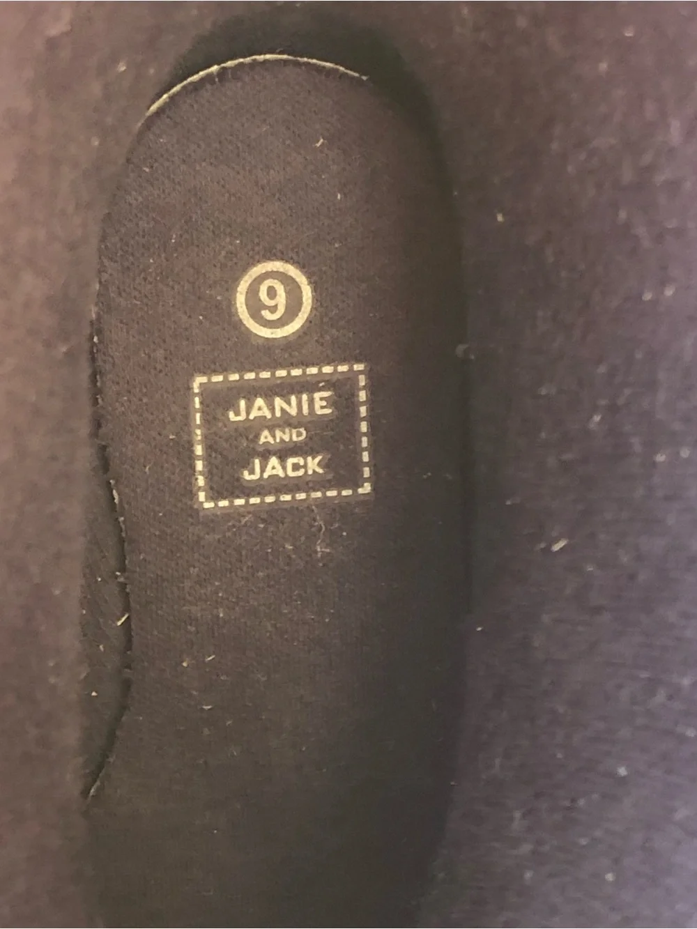Janie and Jack Black & White Striped Rain Boots Size 9 Kids